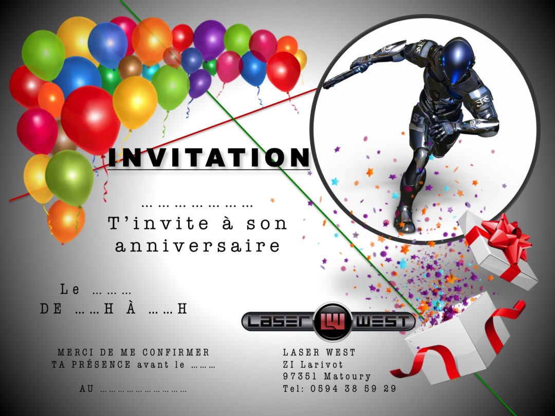 DÉCOUVREZ NOS PACKS ANNIVERSAIRE - Laser West Guyane